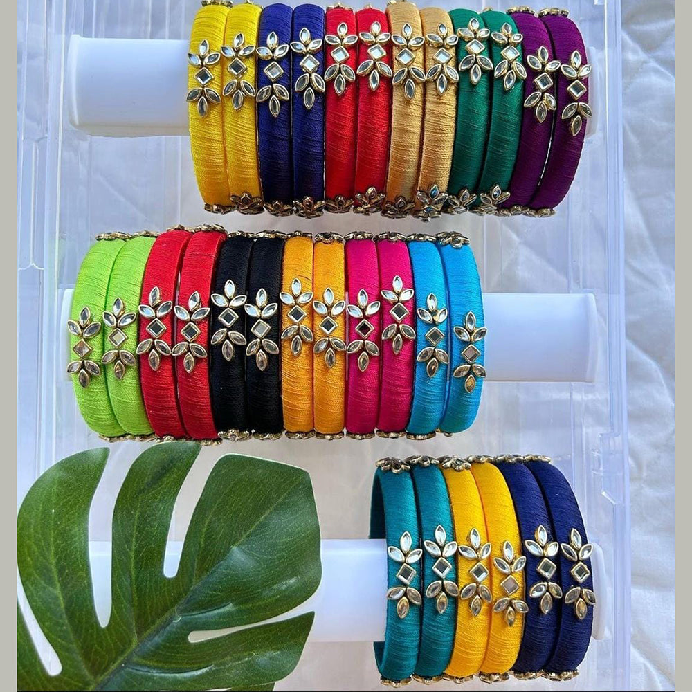 Shrijicreation Thread Handmade Bangles Set