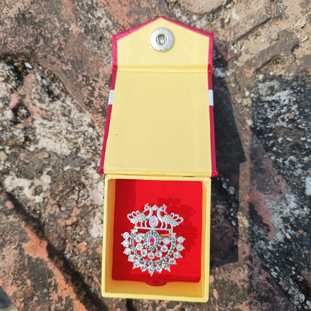 BK Fashion Silver Plated AD Ring