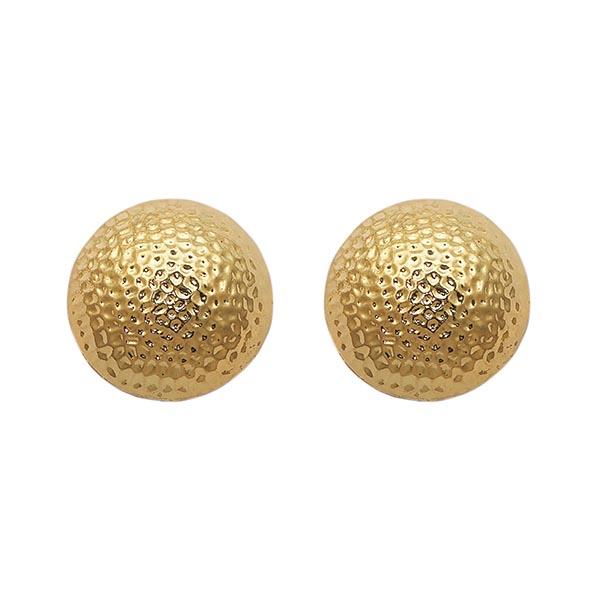 Beadside Gold Plated Stud Earrings - 1302825