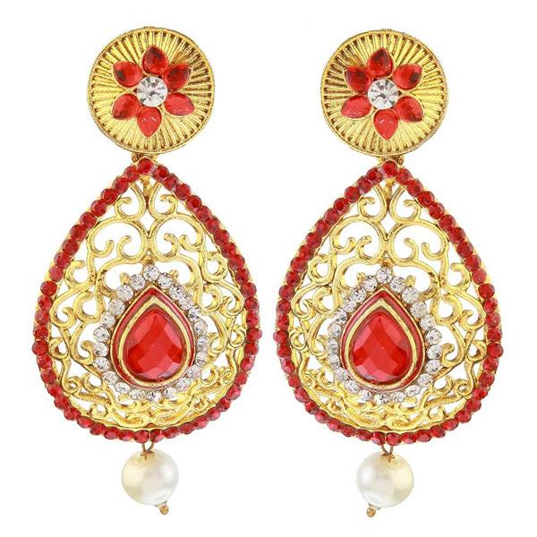 The99Jewel Austrian Stone Gold Plated Dangler Earrings - 1304539