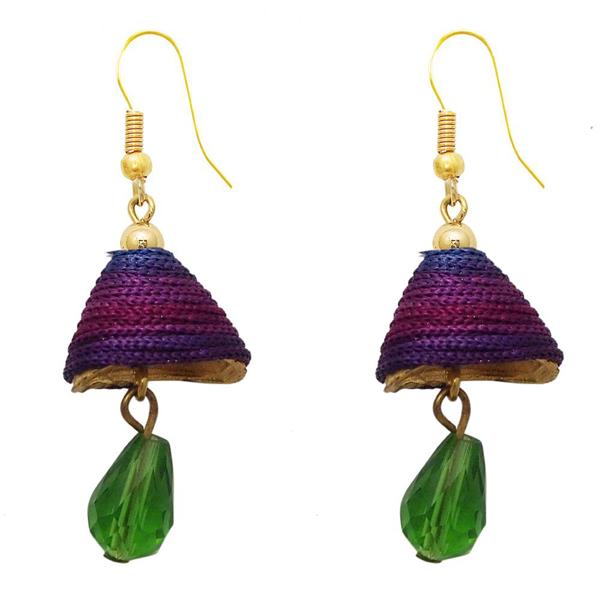 The99Jewel Zinc Alloy Gold Plated Thread Earrings - 1308322F