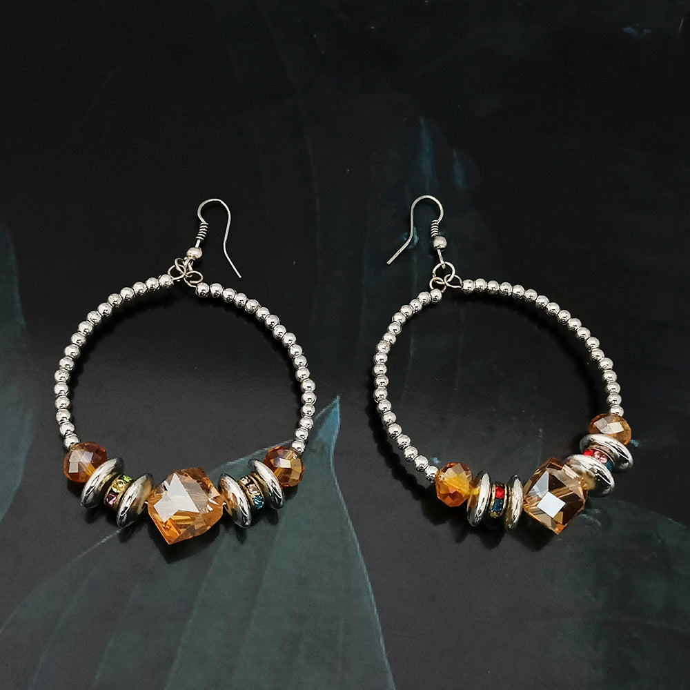 Jeweljunk Silver Plated Dangler Earrings