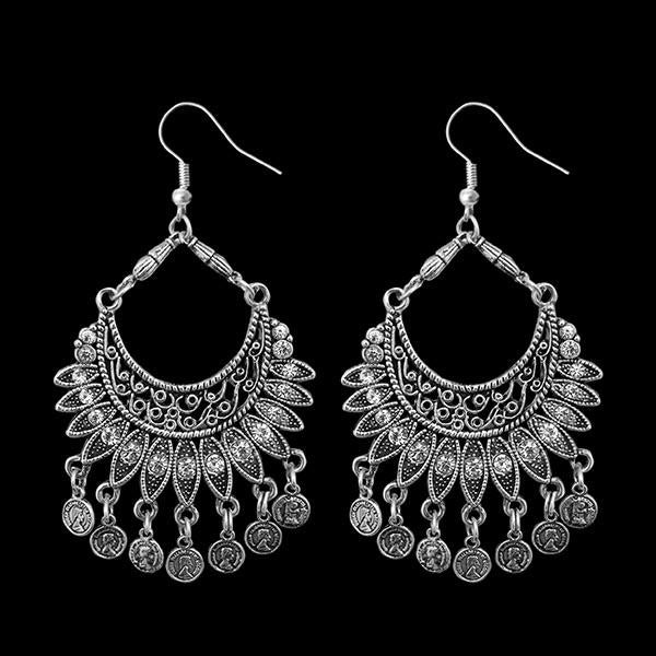 Jeweljunk Oxidised Afghani Earrings - 1311277