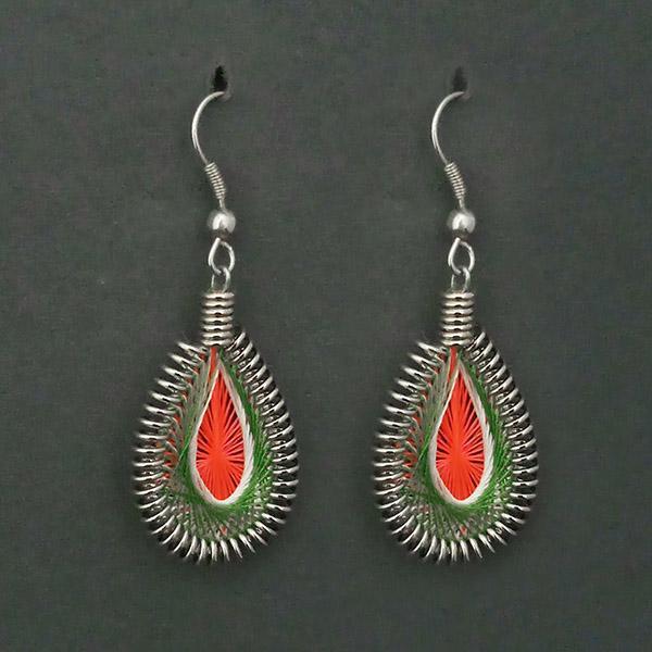 Tip Top Fashions Rhodium Plated Multi Thread Dangler Earrings - 1316101G