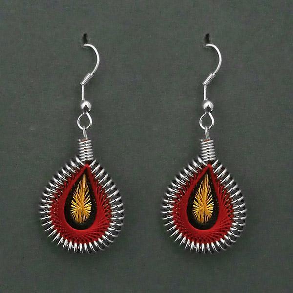 Tip Top Fashions Rhodium Plated Multi Thread Dangler Earrings - 1316102E