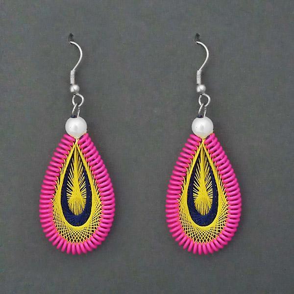 Tip Top Fashions Rhodium Plated Multi Thread Dangler Earrings - 1316105B