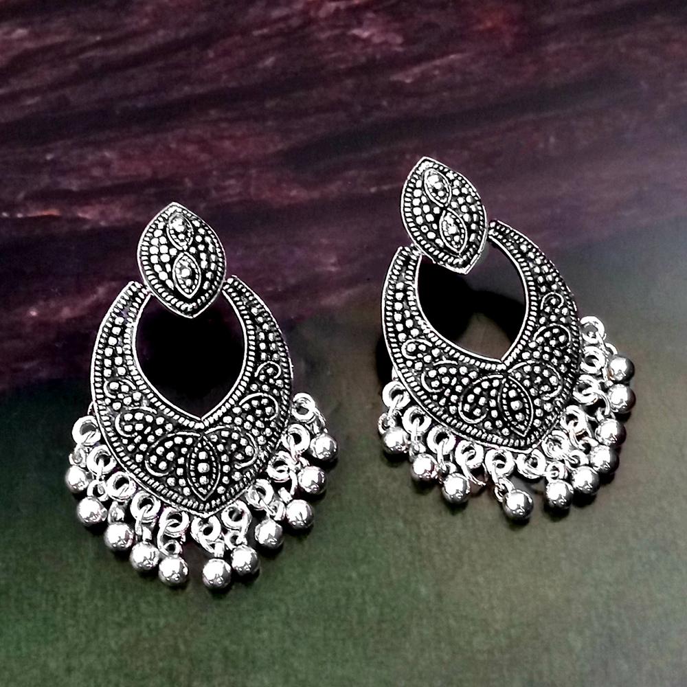 Woma Silver Plated Dangler Earrings - 1318238