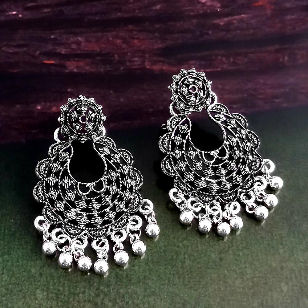 Woma Silver Plated Dangler Earrings - 1318241