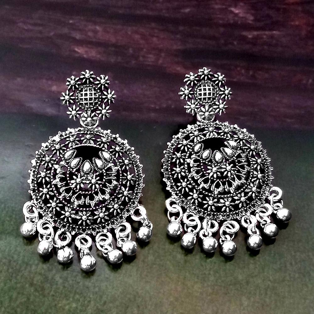 Woma Silver Plated Dangler Earrings - 1318247