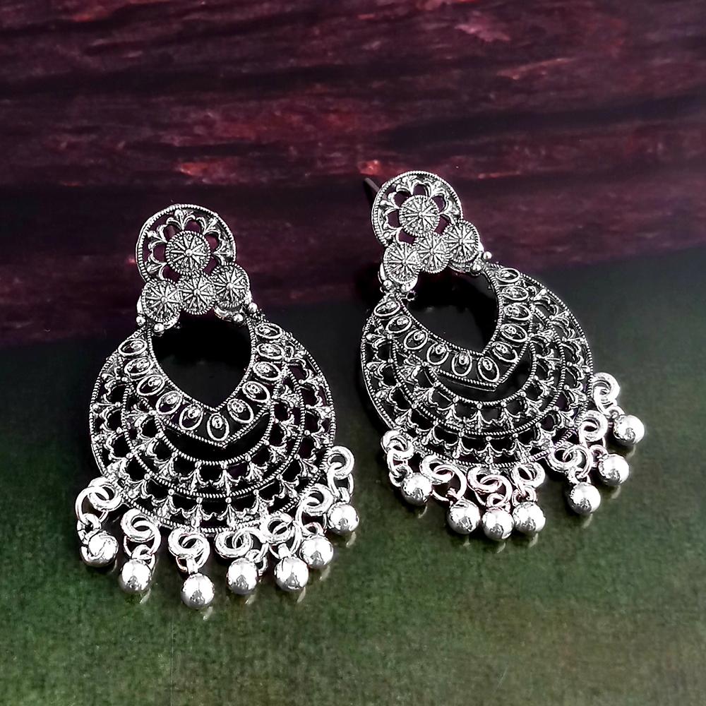 Woma Silver Plated Dangler Earrings - 1318250