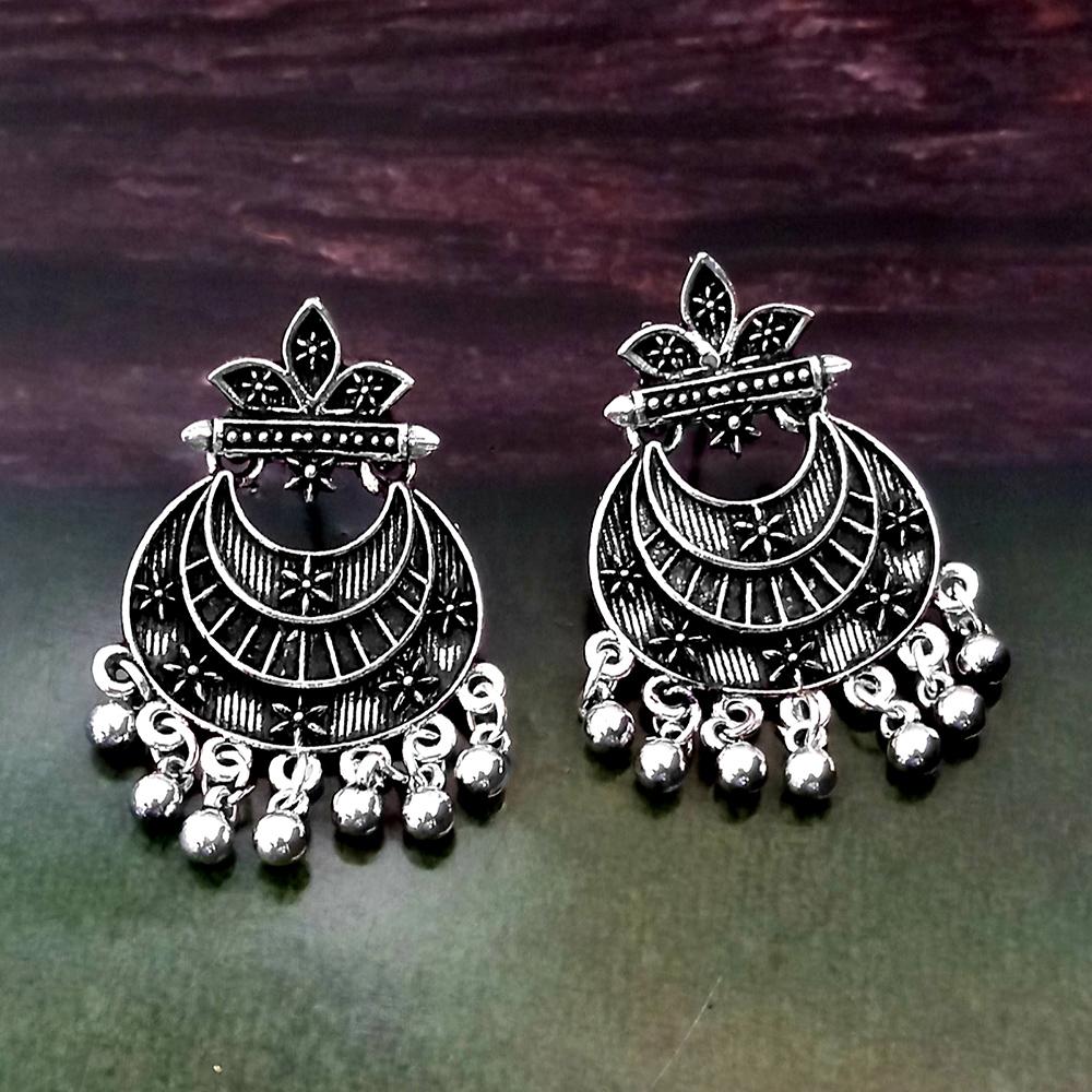 Woma Silver Plated Dangler Earrings - 1318259