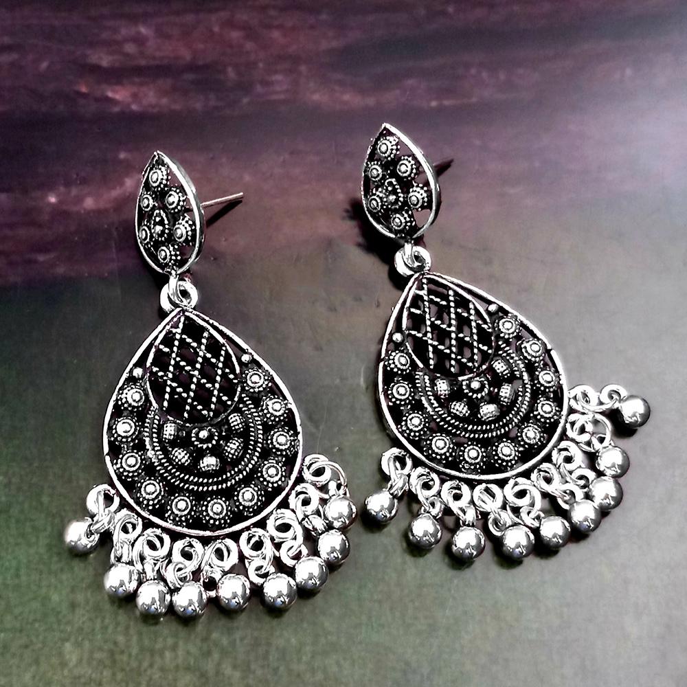 Woma Silver Plated Dangler Earrings - 1318265