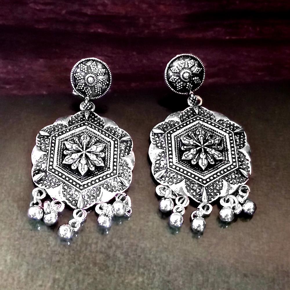 Woma Silver Plated Dangler Earrings - 1318303