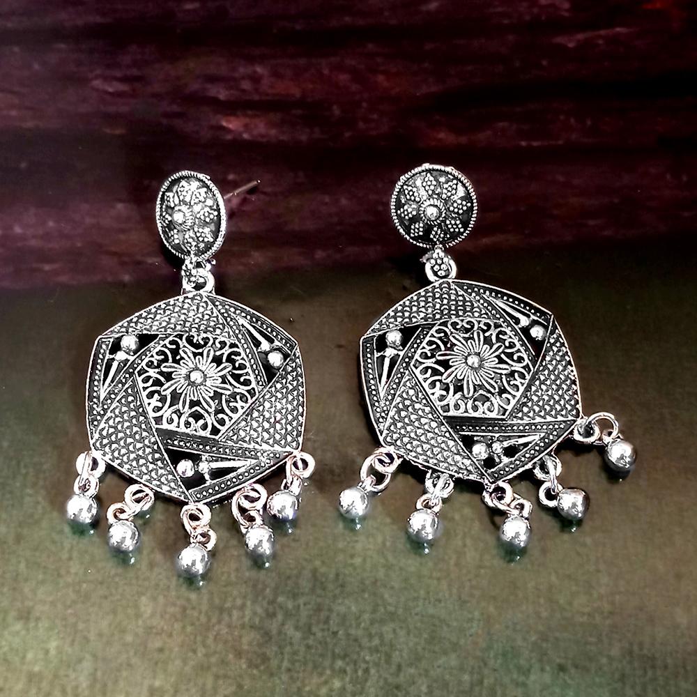 Woma Silver Plated Dangler Earrings - 1318305
