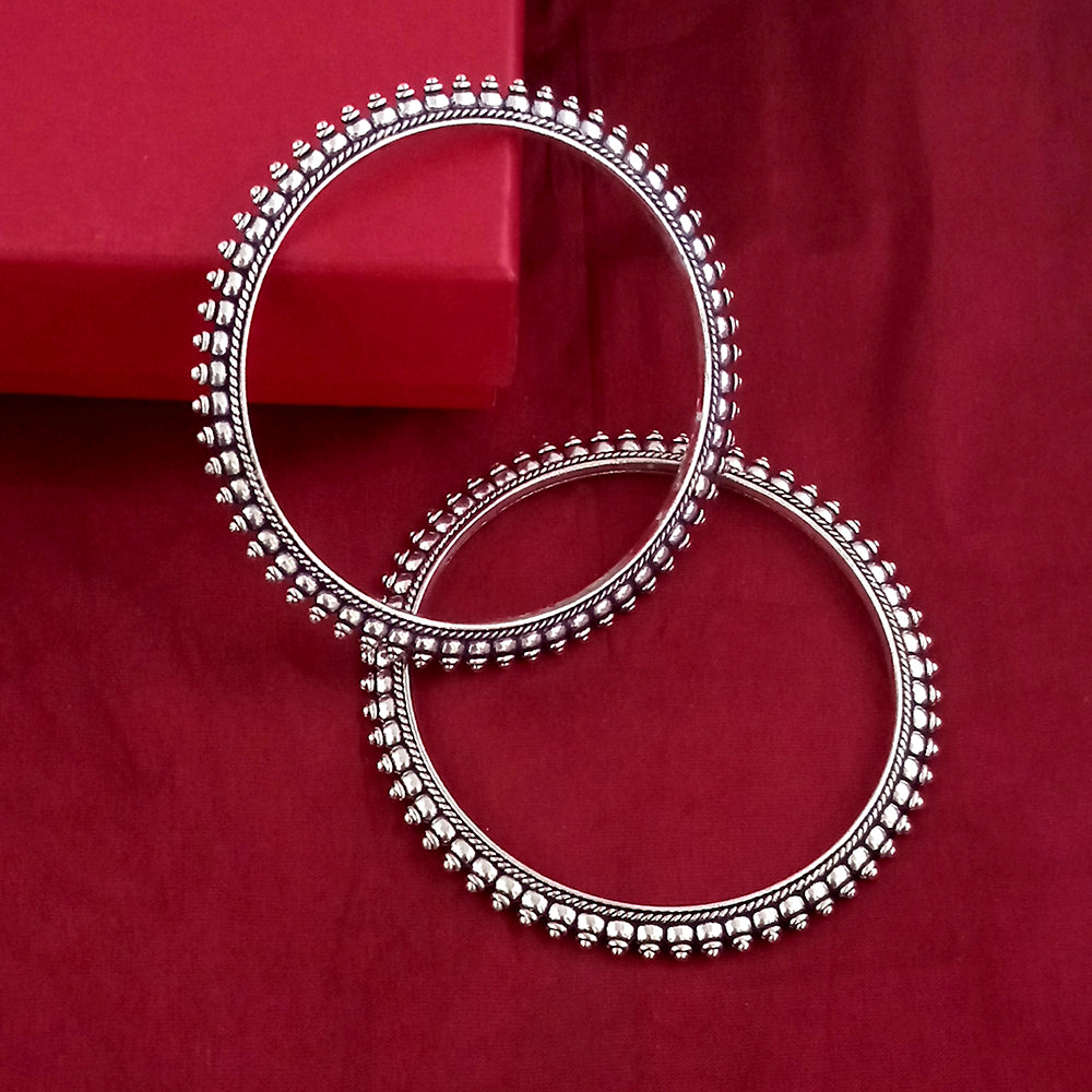 Urthn Oxidised Plated Bangles Set