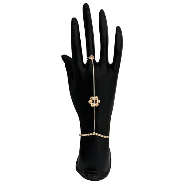 Urthn Gold Plated Austrian Stone Hand Harness - 1502398A