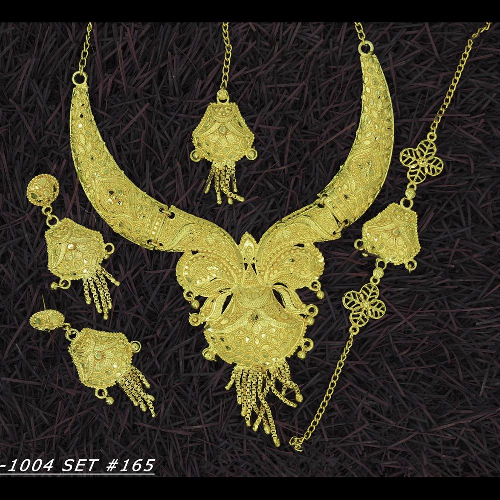 Mahavir Forming Gold Necklace Set - 36- SJ- F-1004