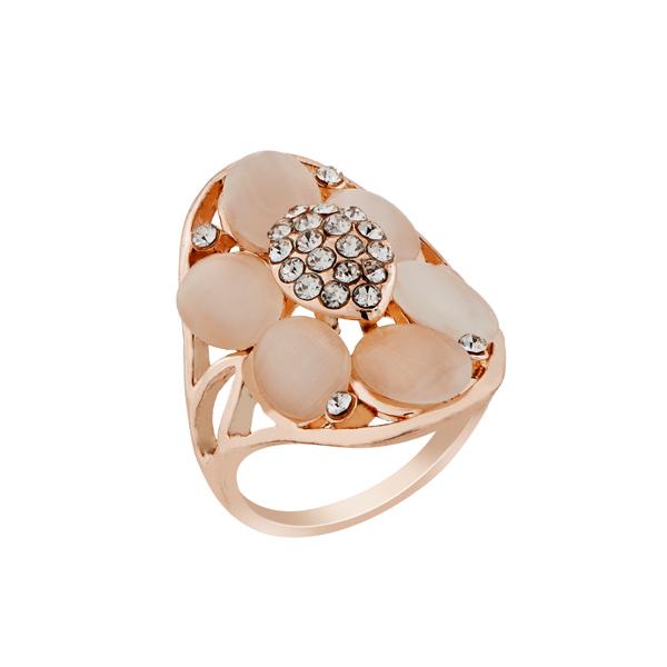 Urthn Stone Rose Gold Plated Ring - 1501824_18