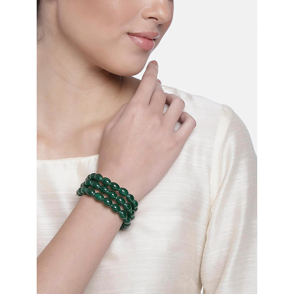 Etnico Stylish Beads Layered Bracelet