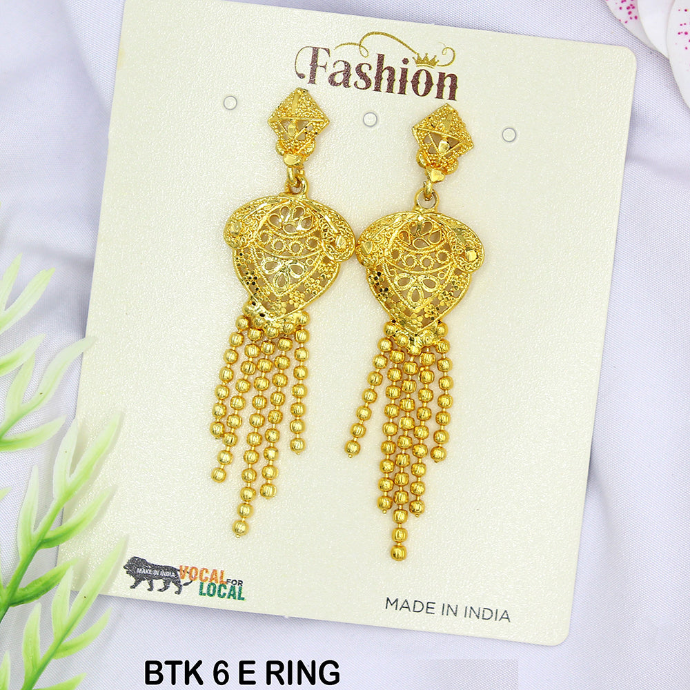 Mahavir Dye Gold Dangler Earrings