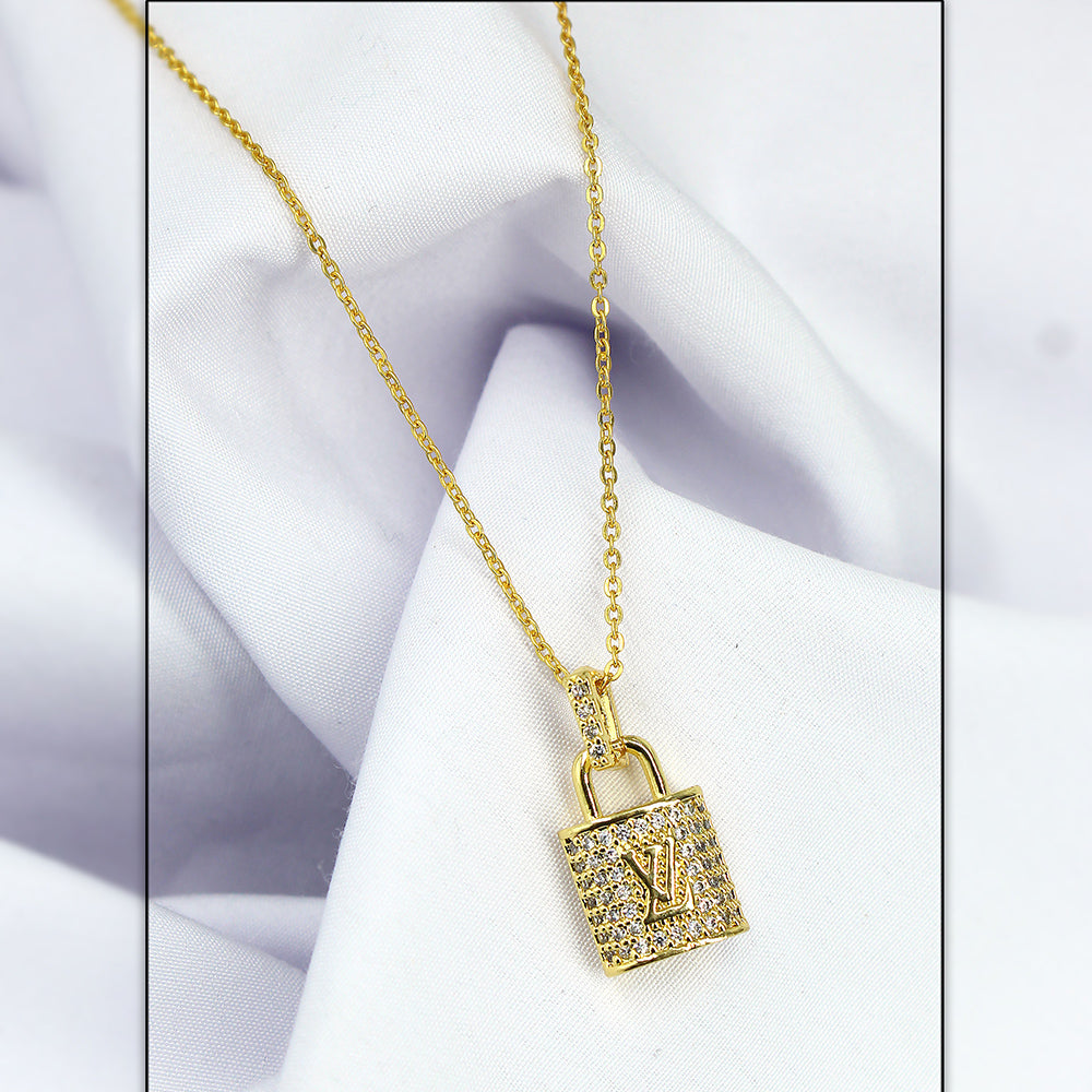 Mahavir Gold Plated Chain Pendant