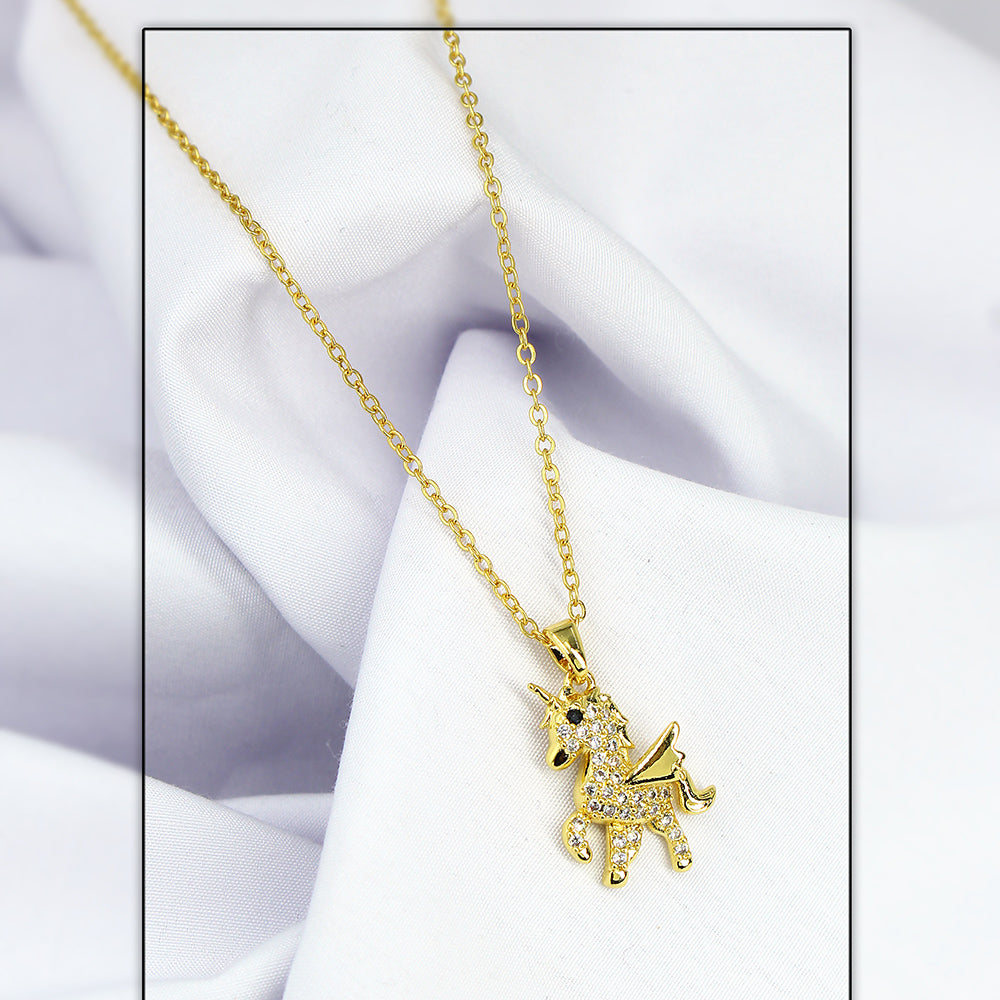Mahavir Gold Plated Chain Pendant