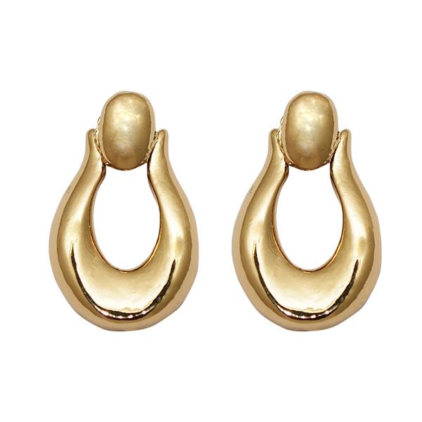 Beadside Gold Plated Stud Earrings - 1302831