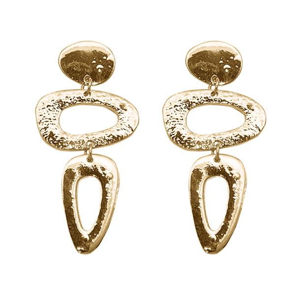 Beadside Gold Plated Stud Earrings - 1302847