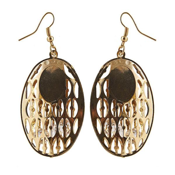 The99Jewel Austrian Stone Gold Plated Dangler Earring - 1306416