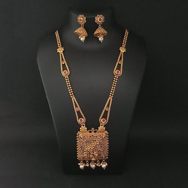Real Creation AD Stone Copper Necklace Set - FBB0168A