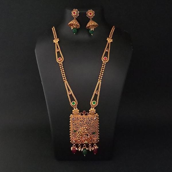 Real Creation AD Stone Copper Necklace Set - FBB0168C
