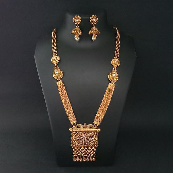 Real Creation AD Stone Copper Necklace Set - FBB0169A