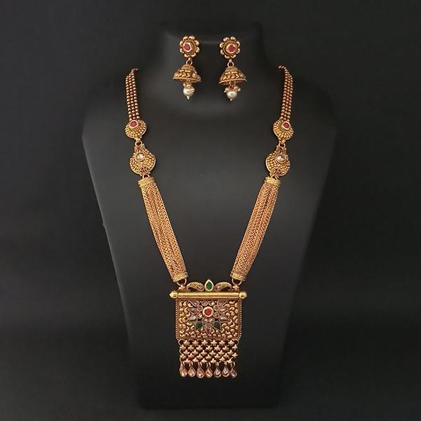 Real Creation AD Stone Copper Necklace Set - FBB0169B