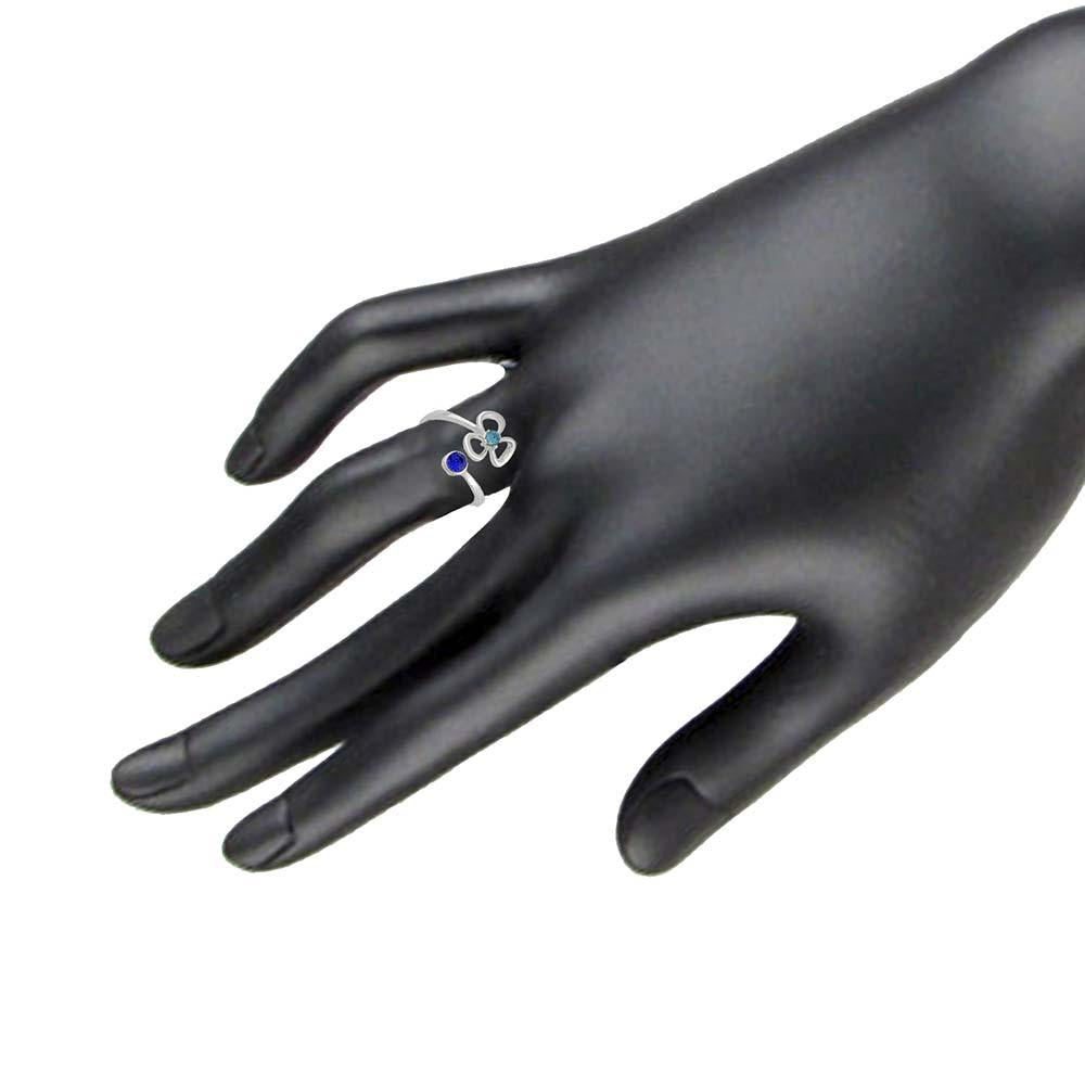 Mahi Adjustable Floral Finger Ring