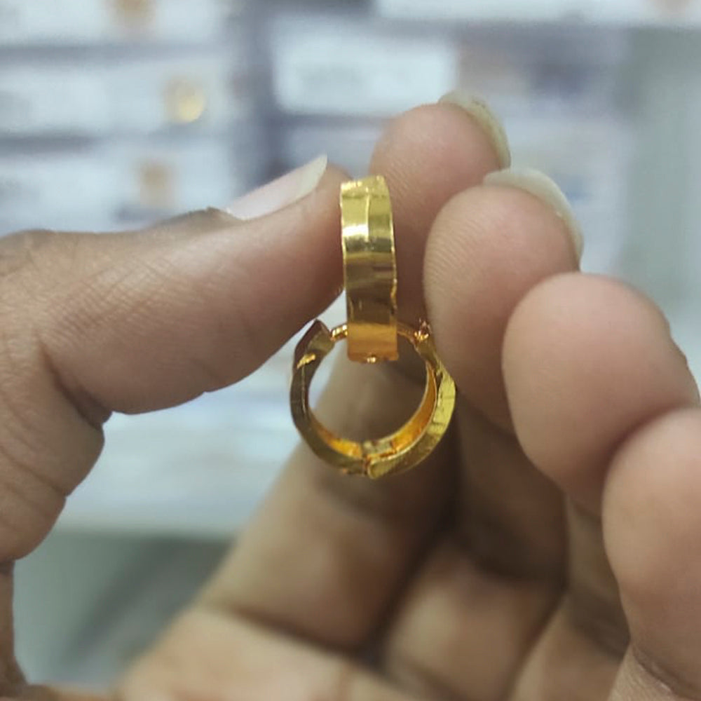 Gautam Jewellery Gold Plated Pack Of 50 Bali Hoop Earrings -GJEAR12