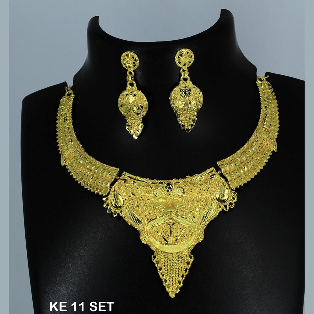 Mahavir Forming Gold Necklace Set - KE SET 11