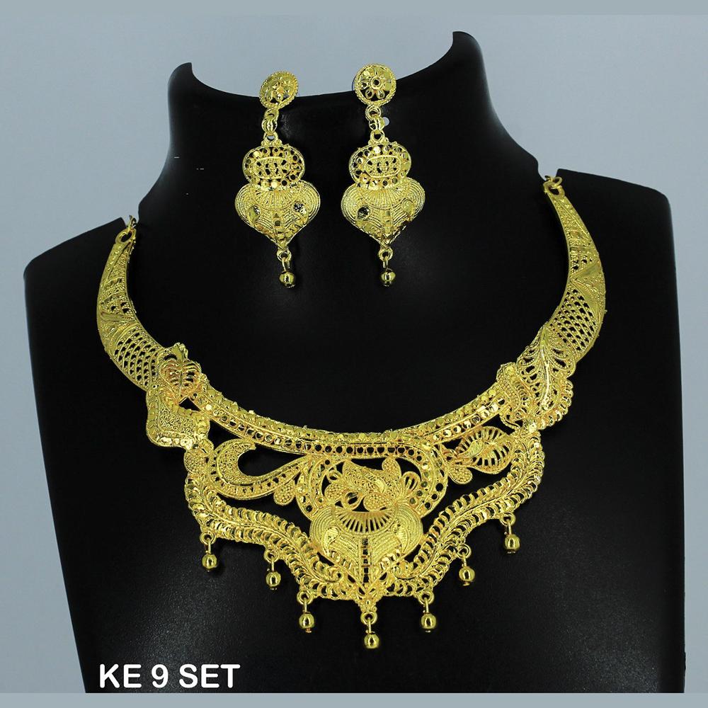 Mahavir Forming Gold Necklace Set - KE SET 9