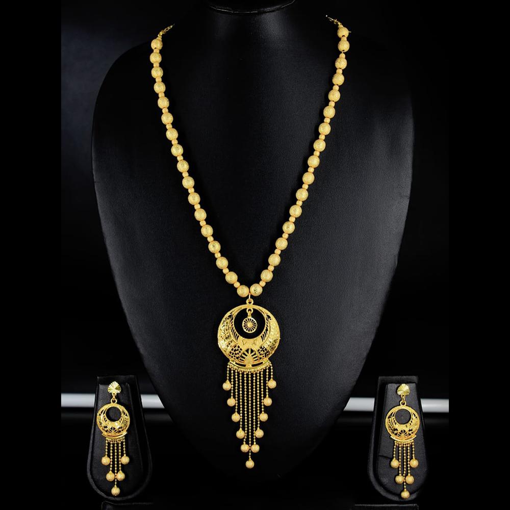 Mahavir Forming Gold Necklace Set - KP SK 19 SET
