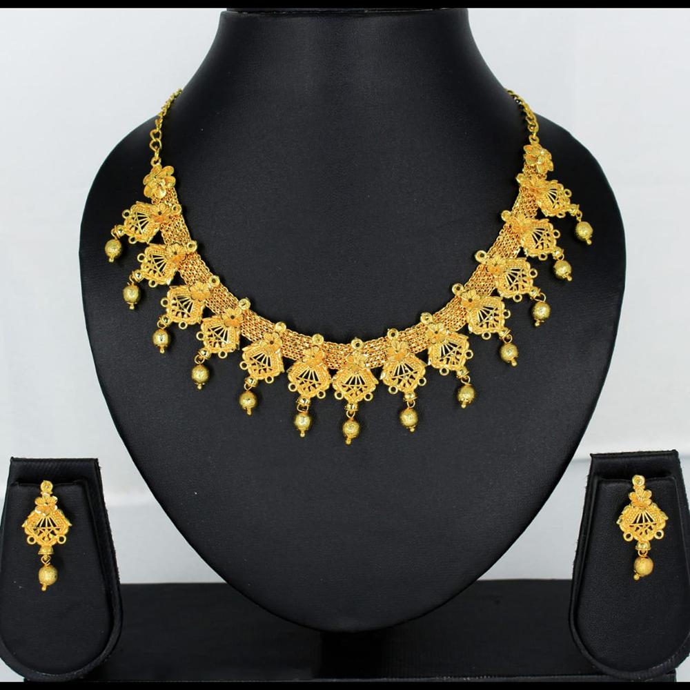 Mahavir Forming Gold Necklace Set - KP SK-12 SET