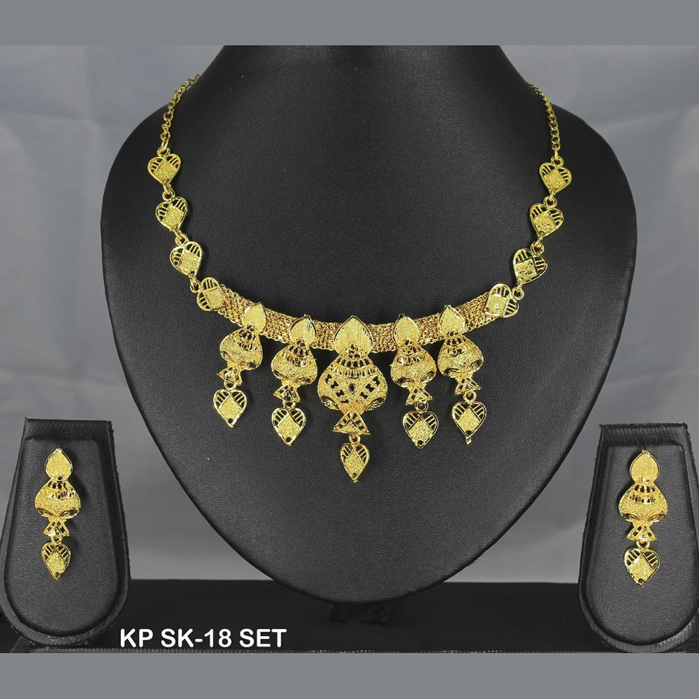 Mahavir Forming Gold Necklace Set - KP SK-18 SET