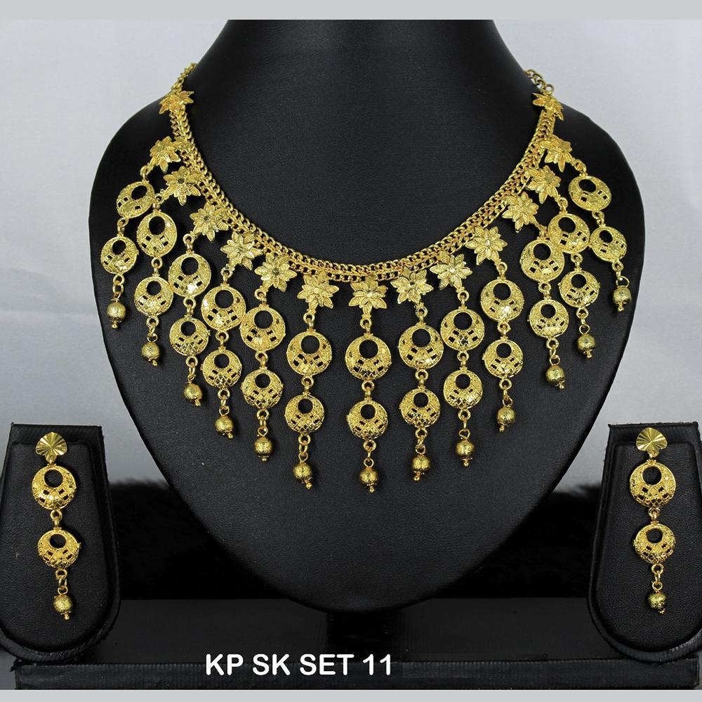 Mahavir Forming Gold Necklace Set - KP SK 11 SET