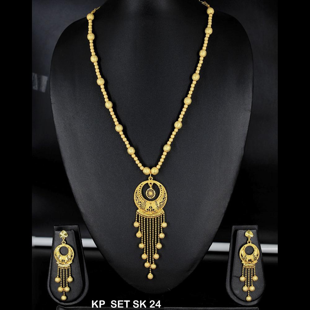 Mahavir Forming Gold Necklace Set - KP SK 24 SET
