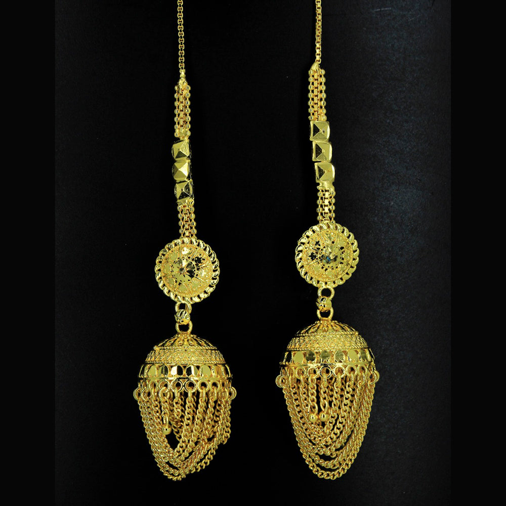 Mahavir Forming Gold Plated JhumkiEarrings