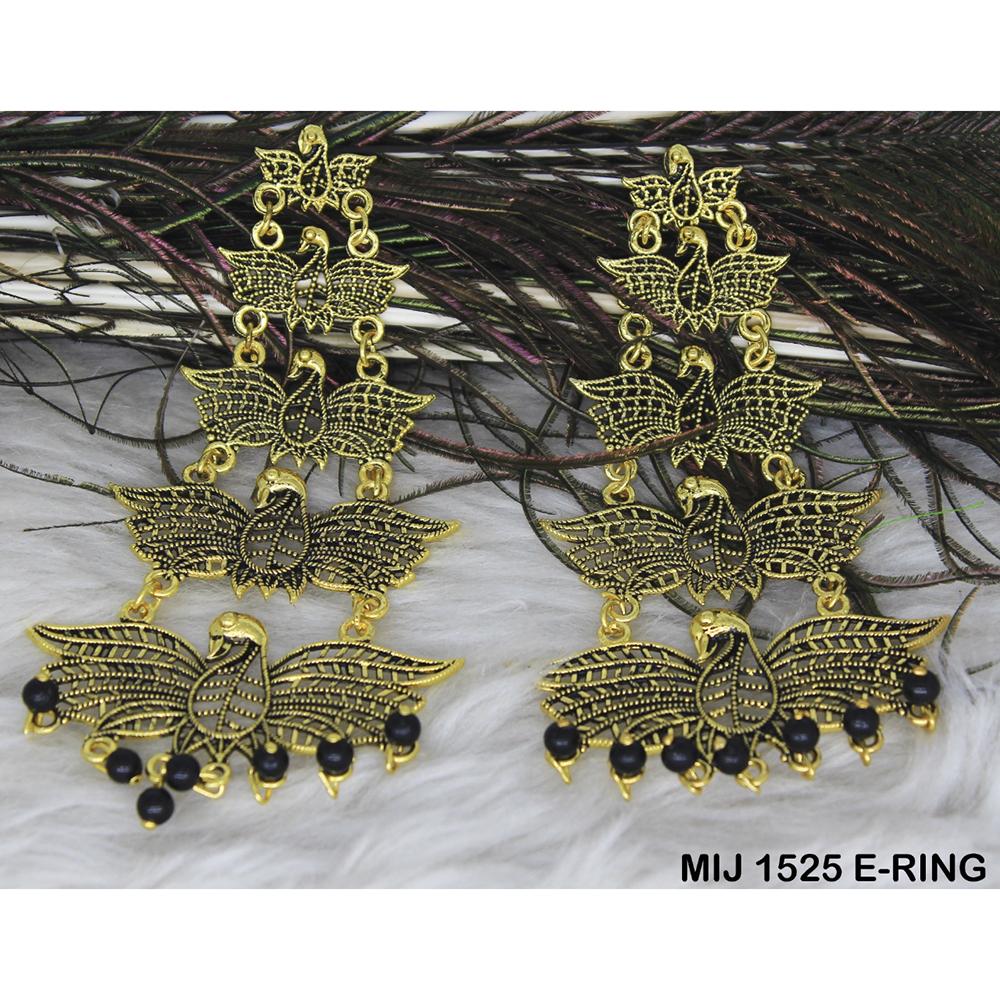 Mahavir Gold Plated Designer Dangler Earrings - MIJ 1525 E-RING