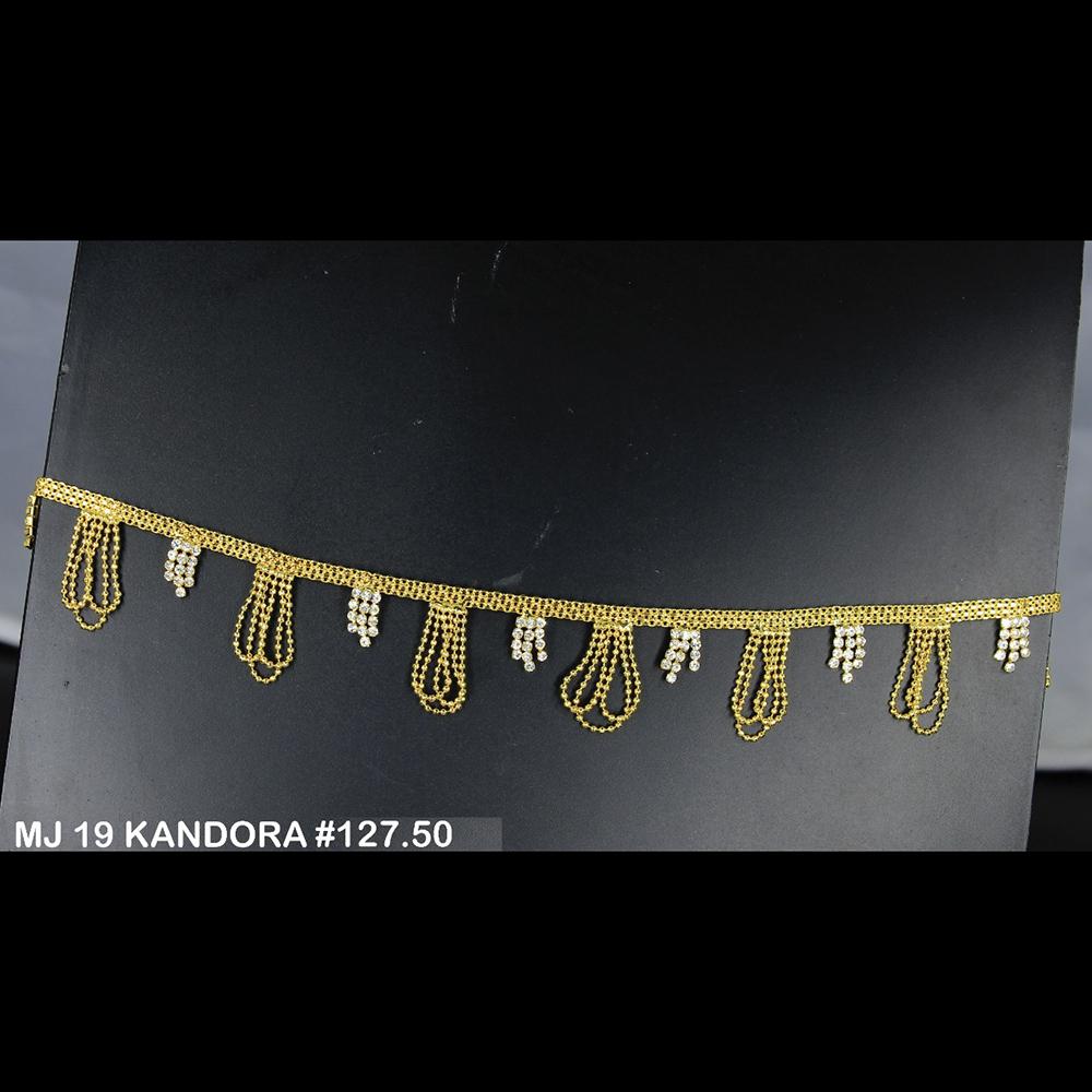 Mahavir Gold Plated Chain Kamarband - MJ 19 KANDORA