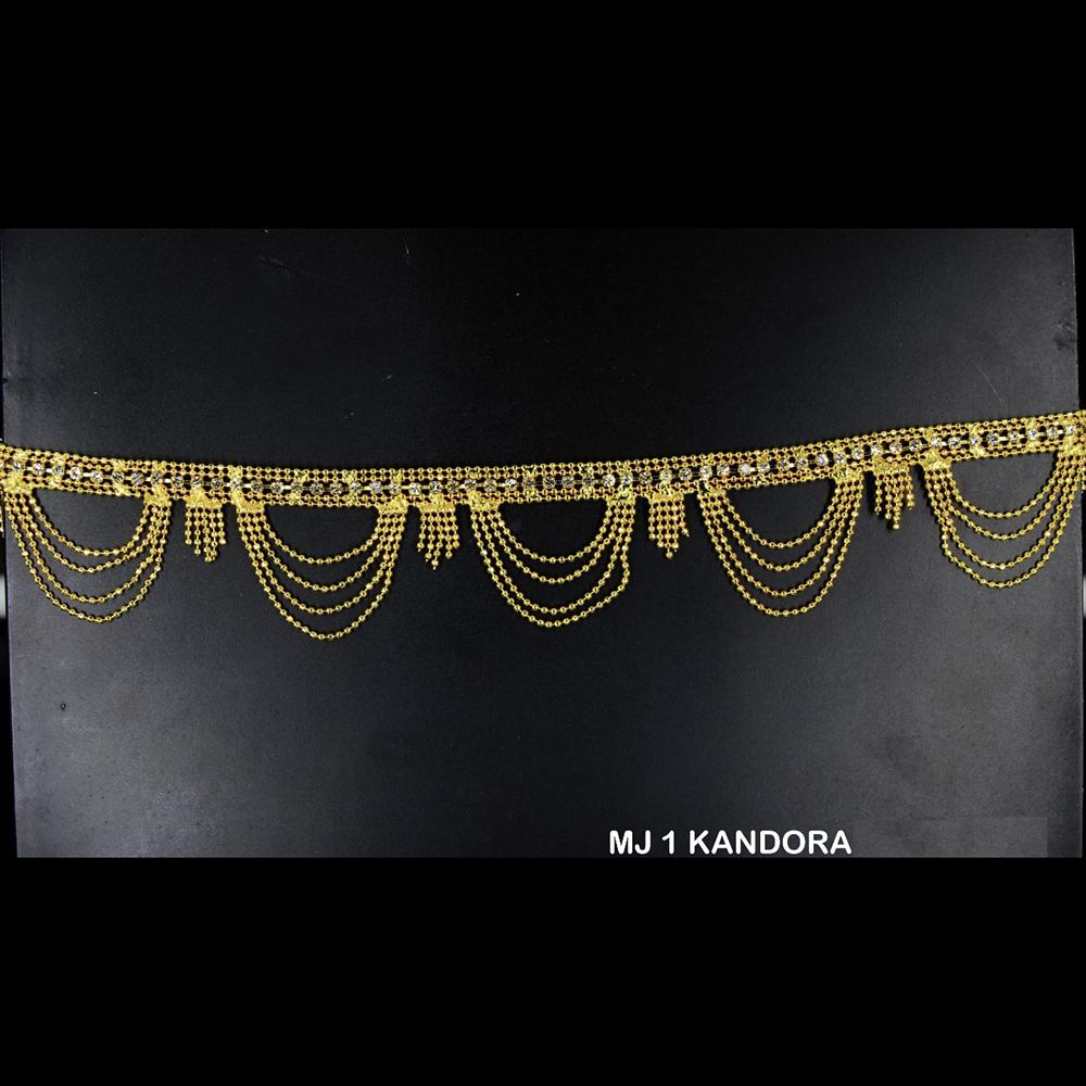 Mahavir Gold Plated Chain Kamarband - MJ 1 KANDORA