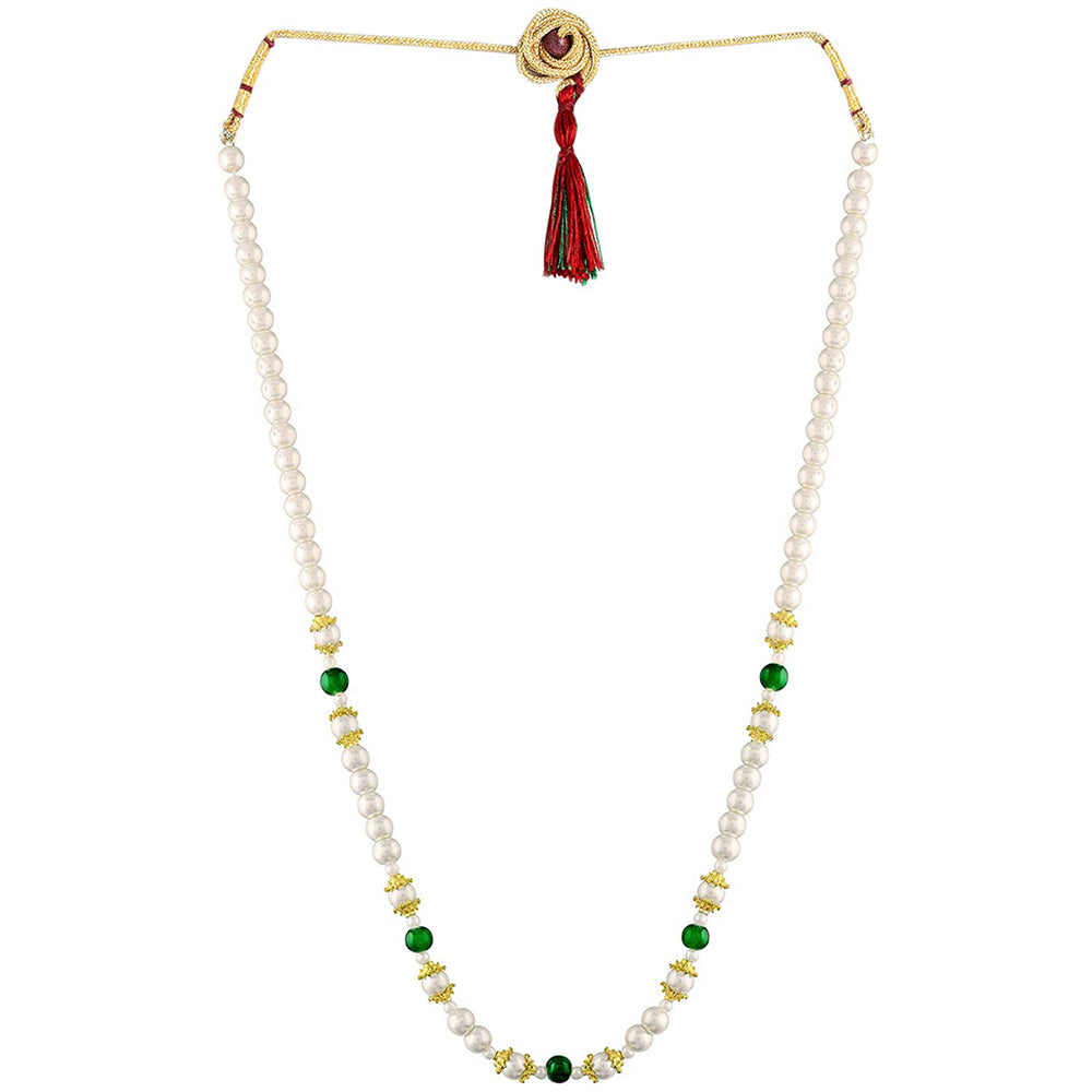 Etnico Gold-Plated Layered Groom Necklace For Men (Mlp38G)