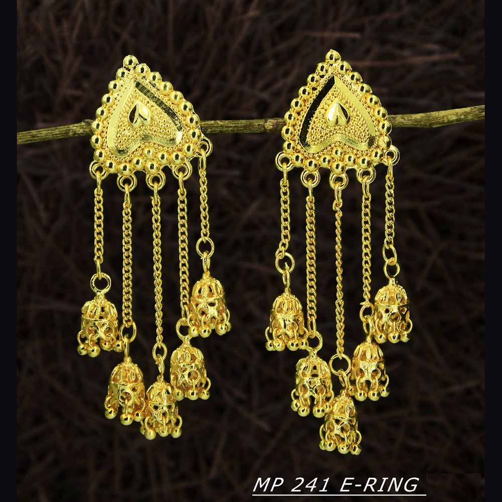 Mahavir Forming Gold Plated Dangler Earrings - MP 241 E Ring