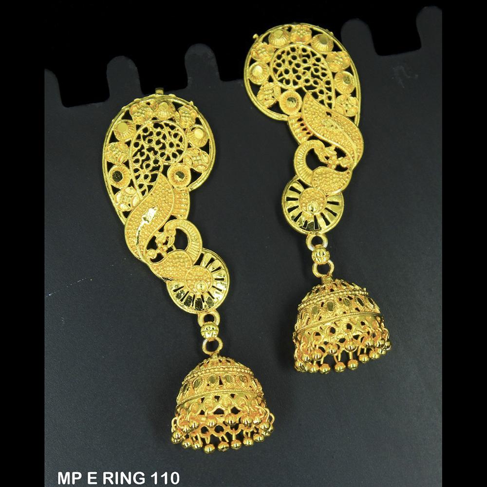 Mahavir Forming Gold Plated Jhumki Earrings - MP E RING 110