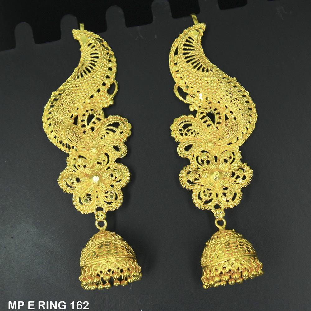 Mahavir Forming Gold Plated Jhumki Earrings - MP E RING 162